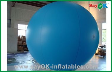 Ballon grand gonflable d'hélium bleu de couleur pour l'événement extérieur d'exposition
