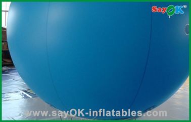 Ballon grand gonflable d'hélium bleu de couleur pour l'événement extérieur d'exposition