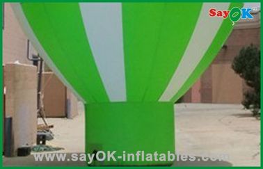 Ballons géants commerciaux d'hélium de ballon gonflable de couleur verte