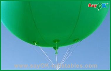 Ballon gonflable vif d'hélium de couleur verte de ballon gonflable de vacances