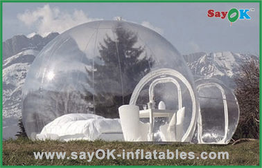 Tente gonflable d'air de tente de week-end extérieur gonflable transparent de prairie