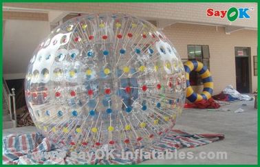 Boule humaine de hamster de jeux de plein air de jeux gonflables gonflables de sports pour le jeu de parc d'attractions