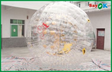 Boule classée humaine de hamster de jeux de plein air de bulle gonflable géante de PVC pour le parc d'attractions 3.6x2.2m
