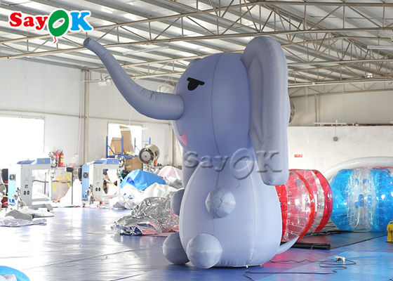 Éléphant gonflable de personnages de dessin animé d'événement de défilé avec le ventilateur