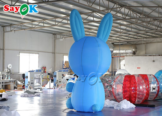 Des personnages de dessins animés gonflables Jumbo Blow Up Blue Bunny