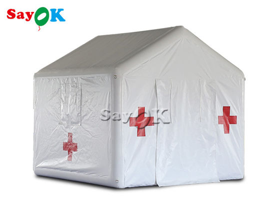 Tente gonflable mobile du secours 3x3mH de tente d'hôpital de campagne pour le champ militaire