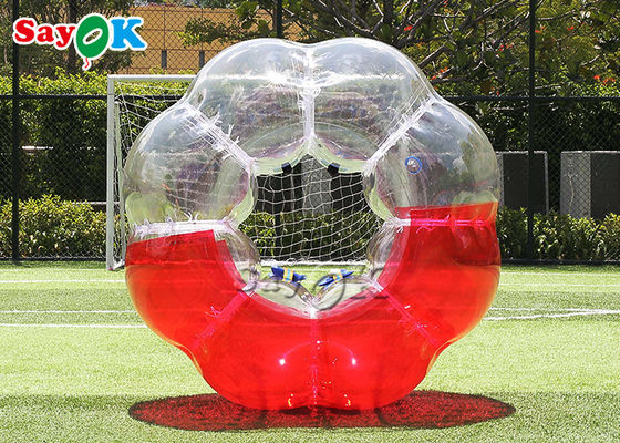 Boules transparentes du football de bulle de Zorb de boule de jeu du jeu de plein air TPU de corps gonflable de PVC