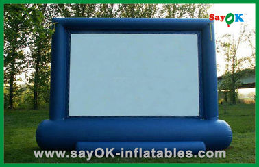 Cinéma gonflable de vente chaud extérieur de tissu de projection de l'écran gonflable 4X3M Oxford Cloth And de TV à vendre