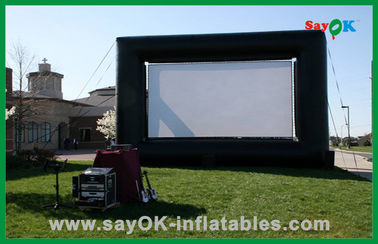 Cinéma gonflable de vente chaud extérieur de tissu de projection de l'écran gonflable 4X3M Oxford Cloth And de TV à vendre