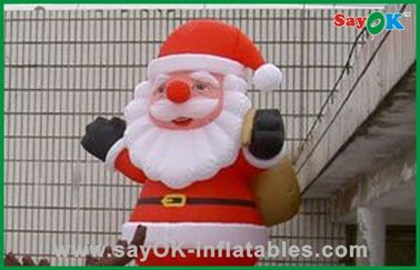 Décorations gonflables Santa gonflable de vacances de Noël et renne