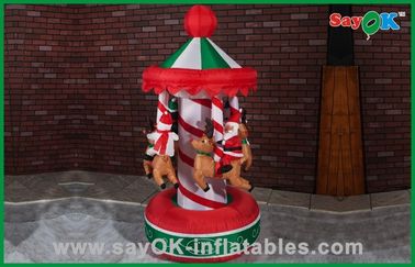Décorations gonflables Inflatables soufflé par air de vacances de carrousel drôle de Noël