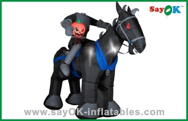 Faites la fête le tissu gonflable énorme gonflable d'Oxford de jouets d'enfants de cheval/chevalier de décoration