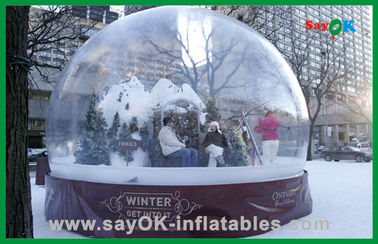 L'eau gonflable commerciale joue la tente transparente de bulle de camping pour l'amusement
