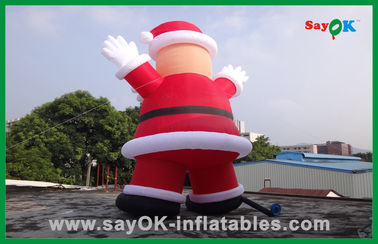 Décorations de fête gonflables Décoration du Père Noël personnages de dessins animés gonflables pour Noël
