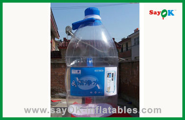 Bouteille d'eau gonflable géante de publicité extérieure à vendre