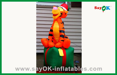Costumes d'animaux gonflables personnalisés orange singe gonflable personnage de dessin animé gonflable pour la publicité