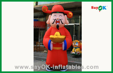 Personnages de dessin animé gonflables rouges promotionnels/mascotte pour la décoration