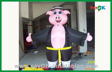 Characters gonflables Les enfants sautent maison Porc gonflable personnage de dessin animé Animaux gonflables gros