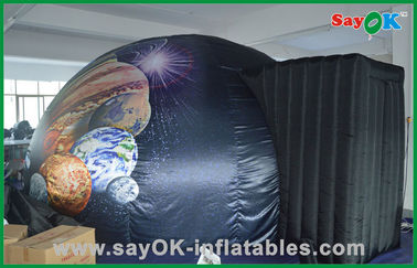 Usine gonflable de tente de projection d'Inflable de tente de dôme de planétarium d'air de dôme de projection de noir gonflable de tente