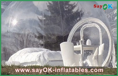 Tente de camping gonflable transparente de grande bulle gonflable extérieure de tente pour l'homme 2