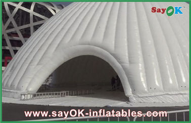 Éclairage LED commercial blanc portable pour discothèque Tente gonflable igloo Tente mobile de club de nuit Tente gonflable club de nuit