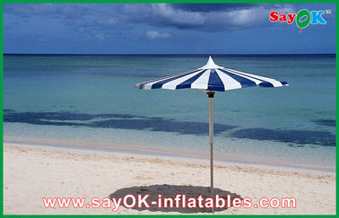 La coutume promotionnelle de parasol de plage de petite tente d'auvent a imprimé le parapluie protégeant du vent compact