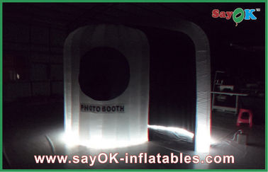 La cabine gonflable de photo louent le tissu de Mini Mobile Inflatable Photo Booth Oxford pour des décorations de vacances
