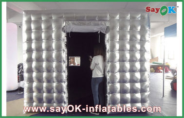 Belle cabine carrée mobile gonflable de photo d'explosion de panneau de mur de studio professionnel de photo