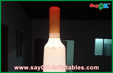 Décoration gonflable commerciale de bouteille de vin d'Advertusing avec l'éclairage de LED