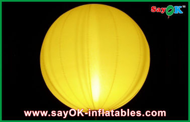 Ballon jaune/bleu de LED allume la décoration gonflable d'étape de Chrismas