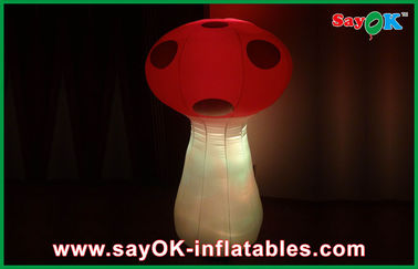LED allumant la décoration gonflable Inflatables de publicité fait sur commande de champignon