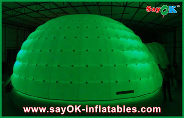 Tente faite sur commande de bulle de camping de famille de tente gonflable extérieure du dôme LED