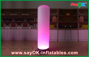 Décoration gonflable d'éclairage de colonne d'éclairage avec l'éclairage de LED