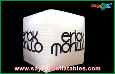 Le logo différent imprimant l'éclairage gonflable a mené la décoration de cube pour la publicité
