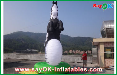 Balons gonflables pour animaux en plein air Modèle de cheval gonflables personnage de dessin animé pour la publicité