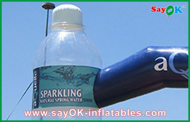 Voûte gonflable de la publicité gonflable faite sur commande de voûte avec les produits gonflables faits sur commande de bouteille claire