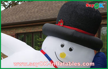 Décorations gonflables de vacances de Noël de bonhomme de neige gonflable géant de décoration