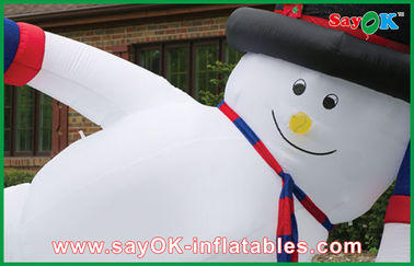 Décorations gonflables de vacances de Noël de bonhomme de neige gonflable géant de décoration