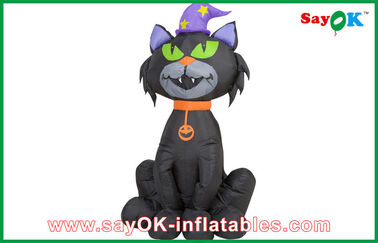 Événement noir de Halloween Cat Halloween Inflatable Cat Decoration gonflable pour l'amusement