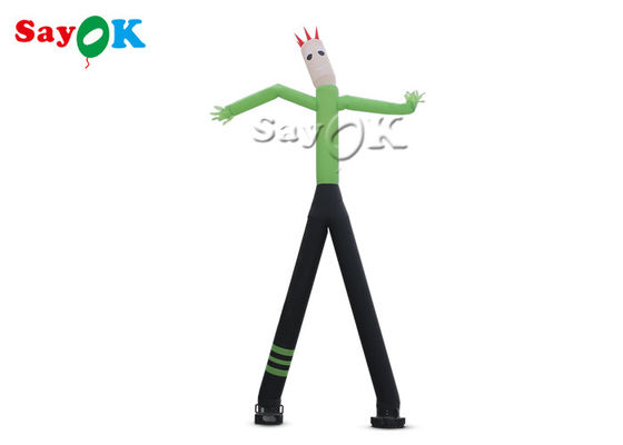 Jambes 24ft vertes gonflables de danse de Man With Two de danseur de l'homme 8m Mini Hand Shaking Inflatable Air