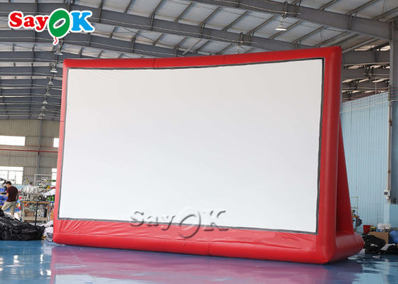 L'écran gonflable de théâtre a adapté le parking aux besoins du client extérieur de voiture de cinéma gonflable de cinéma de PVC de 7.25m 24ft