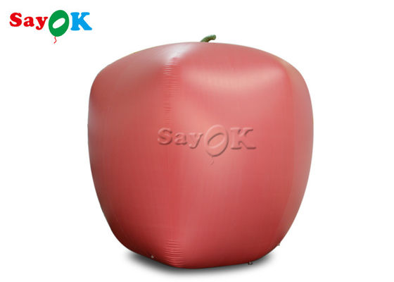 modèle gonflable For Rental Business de ballon d'Apple de fruit rouge géant de 2m
