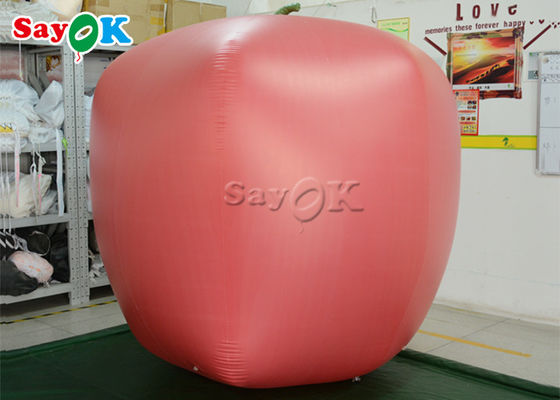 modèle gonflable For Rental Business de ballon d'Apple de fruit rouge géant de 2m
