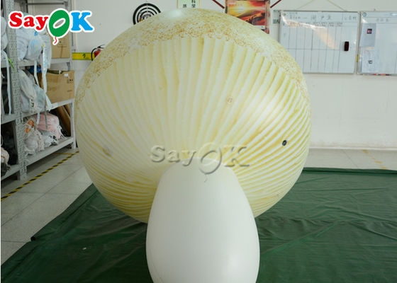 Exposition gonflable ignifuge du champignon 1.5mH en démonstration