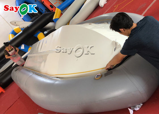 Argent Hypalon RIB Boat Inflatable Fishing Raft de la coutume 5m