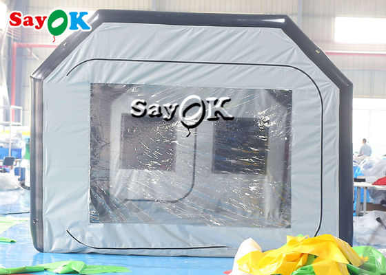 Tente gonflable claire 8x4x3mH Noire Tente gonflable portable à air étanche