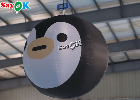 Lumières intégrées accrochantes enflées du pingouin LED d'explosion de décor d'annonce d'air