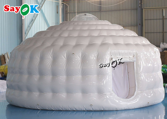 Tente gonflable à igloo Dôme 4,6m 15ft étanche à l'air Dôme de fête extérieur Tente gonflable de yourte