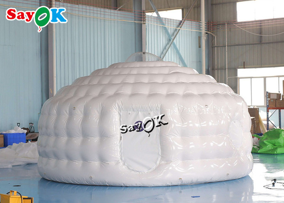 Tente gonflable à igloo Dôme 4,6m 15ft étanche à l'air Dôme de fête extérieur Tente gonflable de yourte