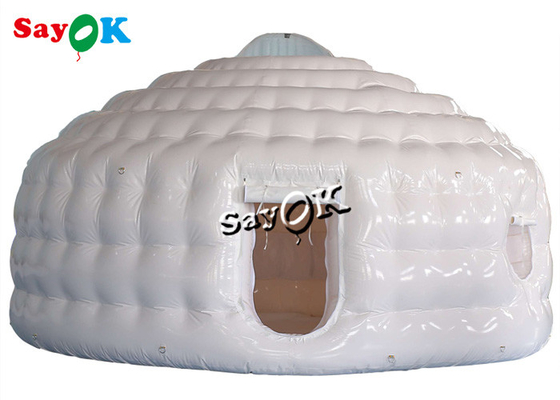 Tente gonflable à igloo Dôme 4,6m 15ft étanche à l'air Dôme de fête extérieur Tente gonflable de yourte